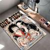 Anime Style ONE PIECE Cartoon Carpet suitable as a non-slip mat for the living room or bedroom sofa