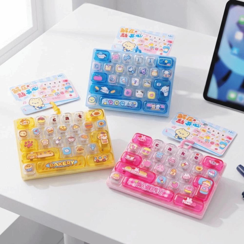 26-Key Mini Keyboard Pendant Cute Design Keyboard Keychain Kids Bag Pendant
