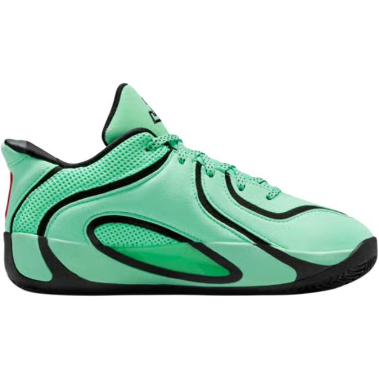 Jordan Детские баскетбольные кроссовки Tatum 4 Low top Зеленые Черные Подростковые HQ4611-300