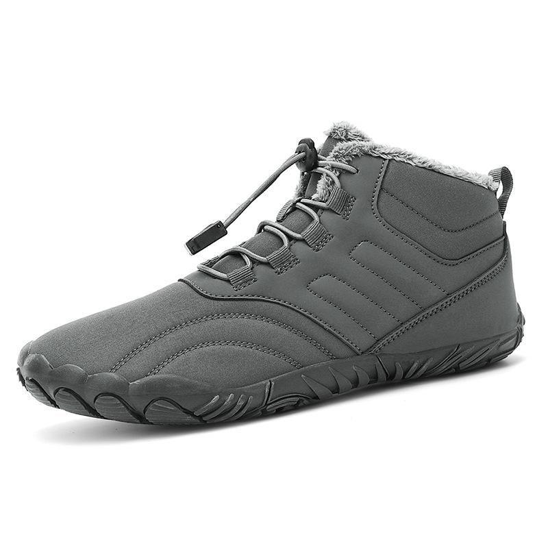 Зимние водонепроницаемые сноубутсы мужские и женские морозостойкие хлопковые ботинки с высоким верхом, спортивные, походные, с широким носком