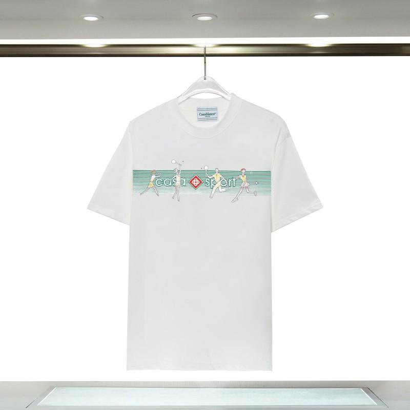 Casablanca 23 spring and summer new fantasy gate starry sky castle casa letter logo short-sleeved couple T-shirt