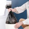 100pcs Flat-mouth Black Rubbish Bag Plastic Waste Bag Liner Bags Trash Bag  Bathroom
