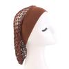Wide Band Crochet Hair Snood Night Cap Hair Care Sleeping Hat Fashion Mesh Hair Net  Ladies