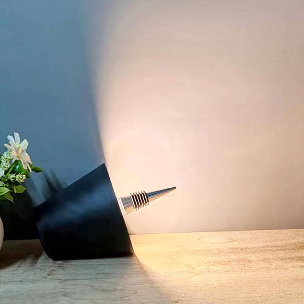 Беспроводная настольная лампа LED затемняющая металлическая винная бутылка лампа съемная портативная зарядка ночник декоративная атмосфера лампа