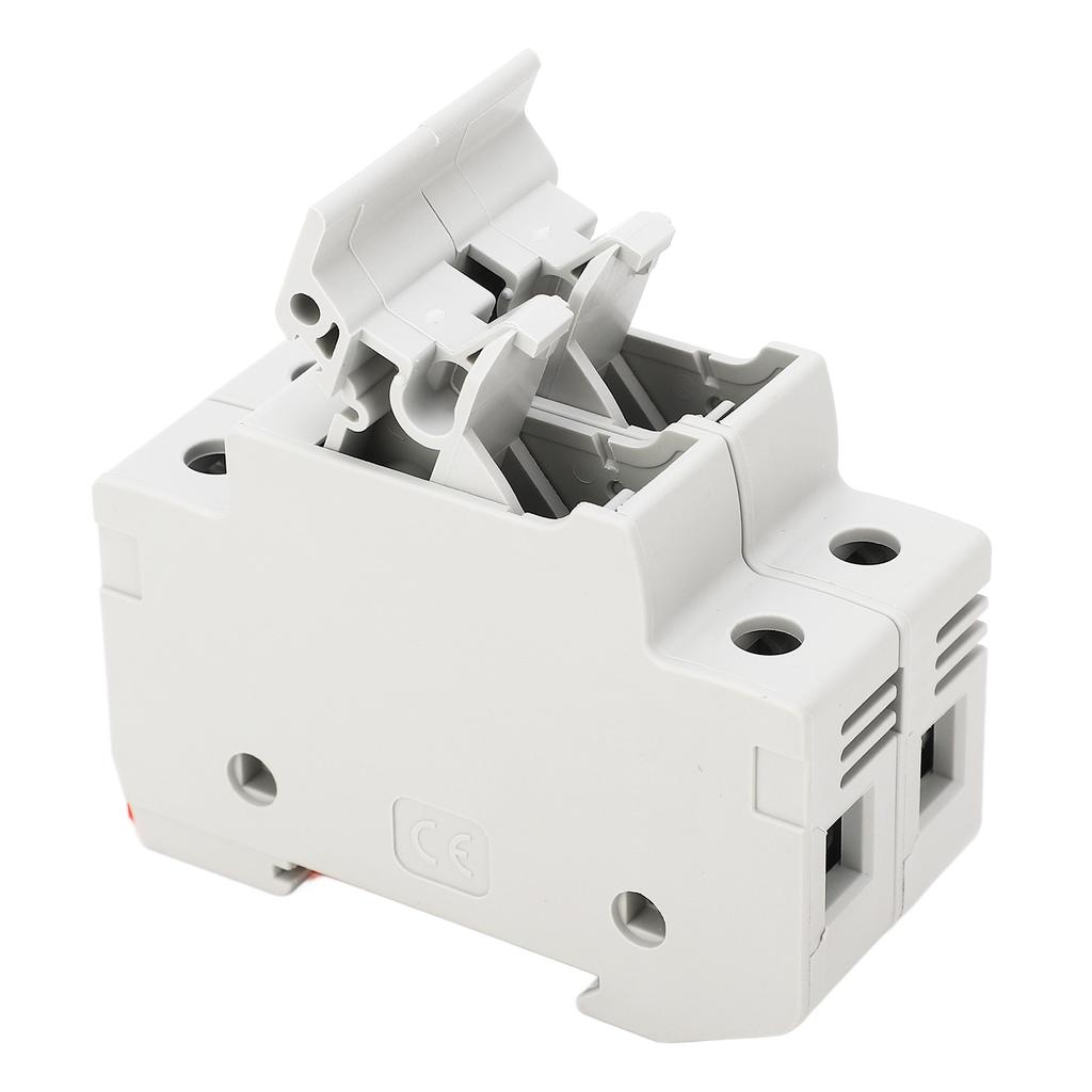 Держатель предохранителя постоянного тока, быстроразъемный, 2P 32A 10x38, держатель фотоэлектрического предохранителя с предохранителями 30A PV 1000VDC