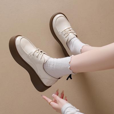 CRLAYDK Ретро Женские Деловые Лоферы Повседневная Кожа Удобная Обувь Слипоны Пенни Рабочие Балетки Ходьба Платформа Мокасины