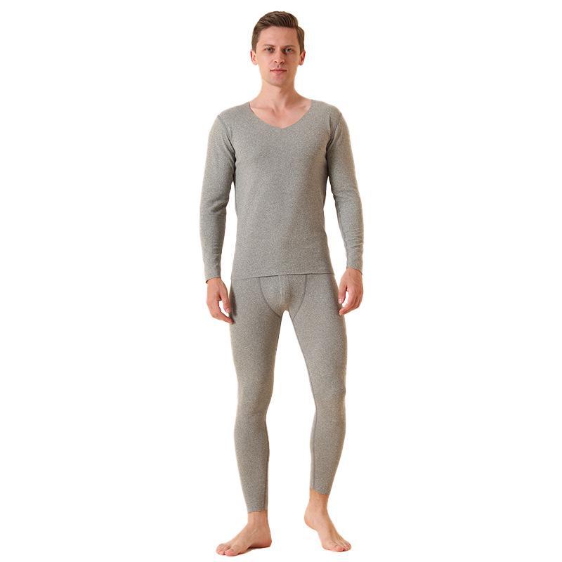 Мужской термобелье и пижама из немецкого бархата - осенне-зимняя рубашка и брюки, плюс толщина бархата