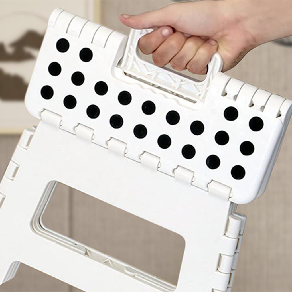 Folding Step Stool High Stability Good Load-bearing Heavy-Duty Beach Picnic Chair Travel Use Collapsible Stool Camping Supplies