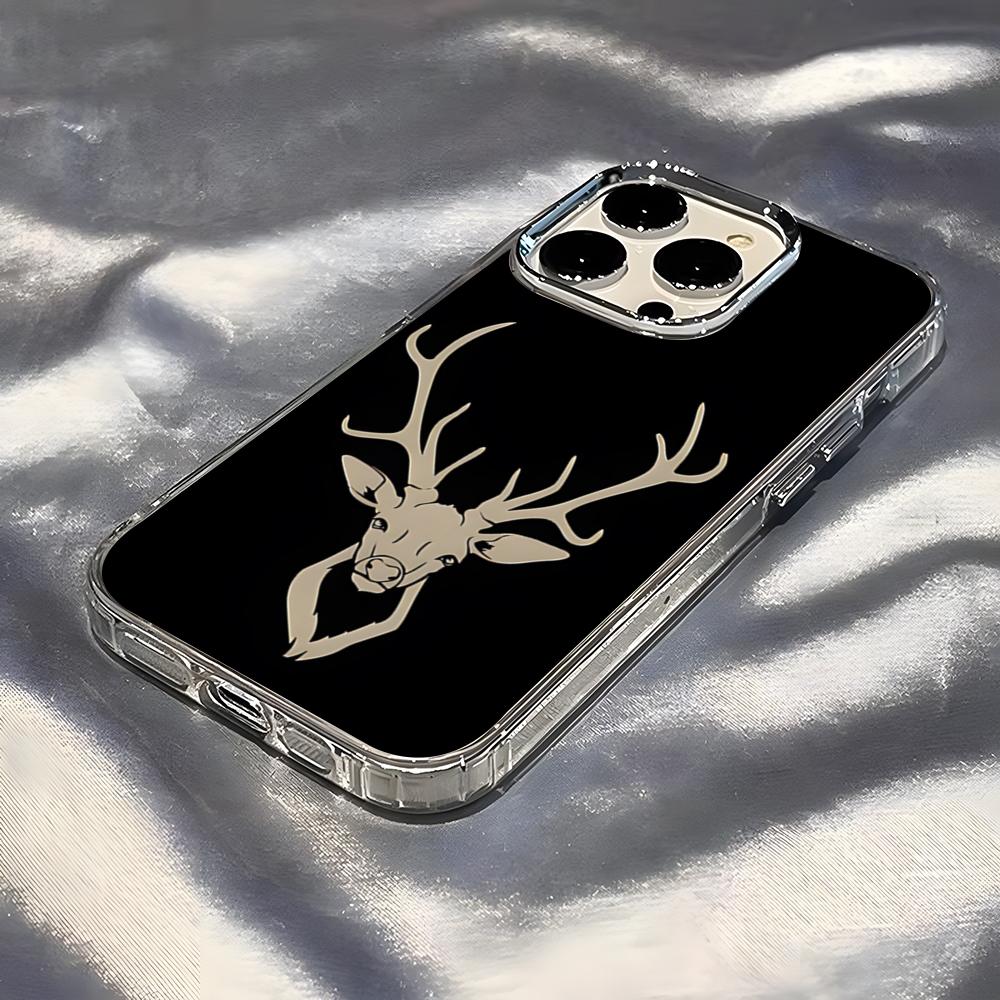 Чехол для телефона Bucks Для iPhone 17 Pro Max 16 15 14 Pro Max iPhone 13 Pro Max 11 Plus Прозрачный чехол