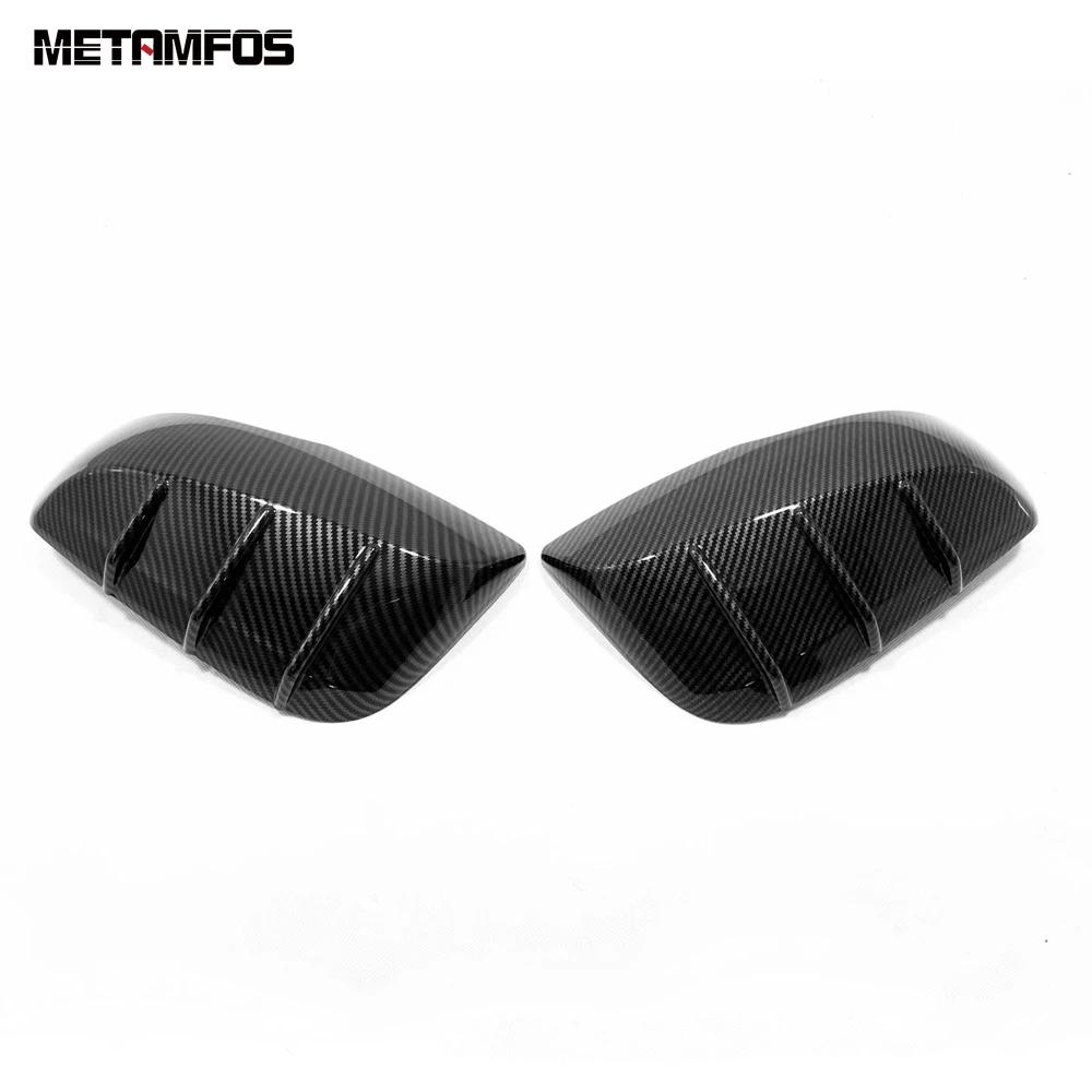 For Toyota Highlander Kluger XU70 -2024 2025 Carbon Fiber Rearview Side Mirror Mirror Cover Trim Protector Car Accessories