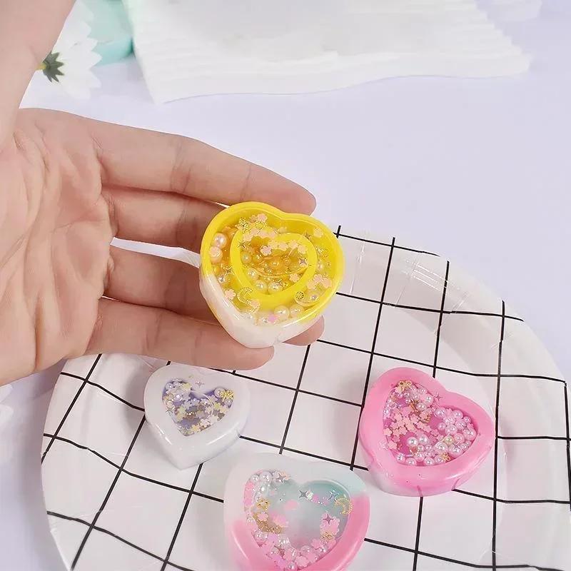 Силиконовые формы для шейкера из смолы DIY Форма в виде сердца Силиконовая форма для эпоксидной смолы Инструменты для ювелирных изделий Ювелирные аксессуары