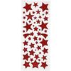 Glitter Stickers - Red Stars - 110 Pcs - Decorative Stickers - Mixed - Red