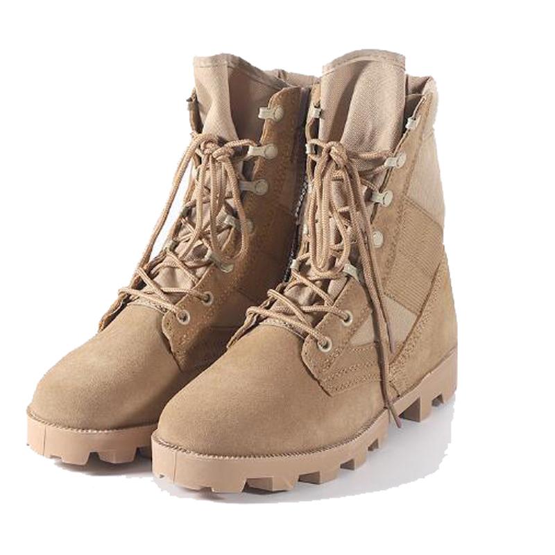 Ботинки для походов на открытом воздухе Panama с застежкой-молнией, высокие амортизирующие подошвы, военные ботинки, тактические ботинки для пустыни H963