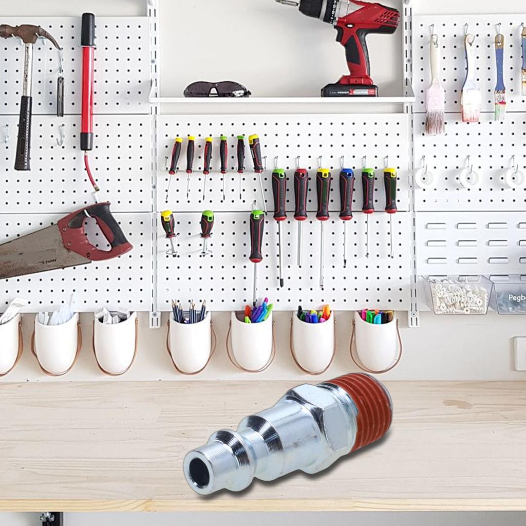 5 шт. Фитинг для воздушной линии 1/4 дюйма NPT, наружная резьба, штекер, запчасти для электроинструментов, быстросъемный соединитель для компрессора