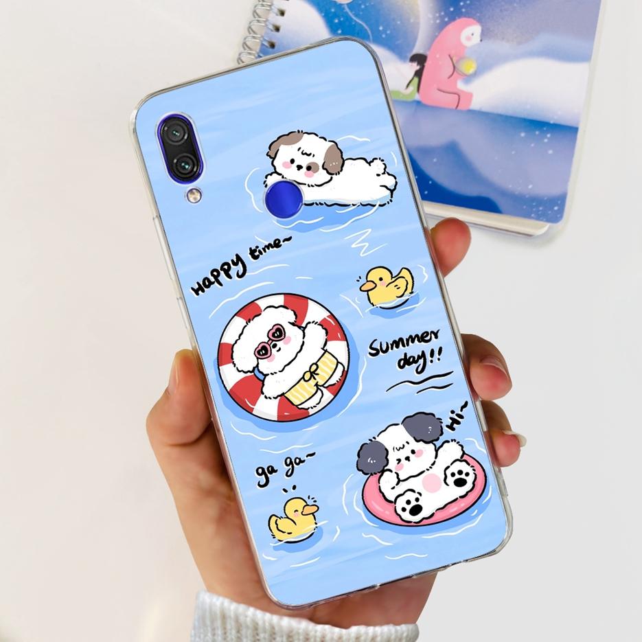 Чехол для Xiaomi Redmi Note 7 Pro Новый Модный Расписной Чехол Прозрачный Силиконовый Мягкий ТПУ Чехол для Телефона Для Redmi 7 Redmi7 Note7 Pro Корпус