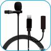 Compact Wired Lavalier Microphone for Streaming, Recording, Interviews, and Noise Cancelling
