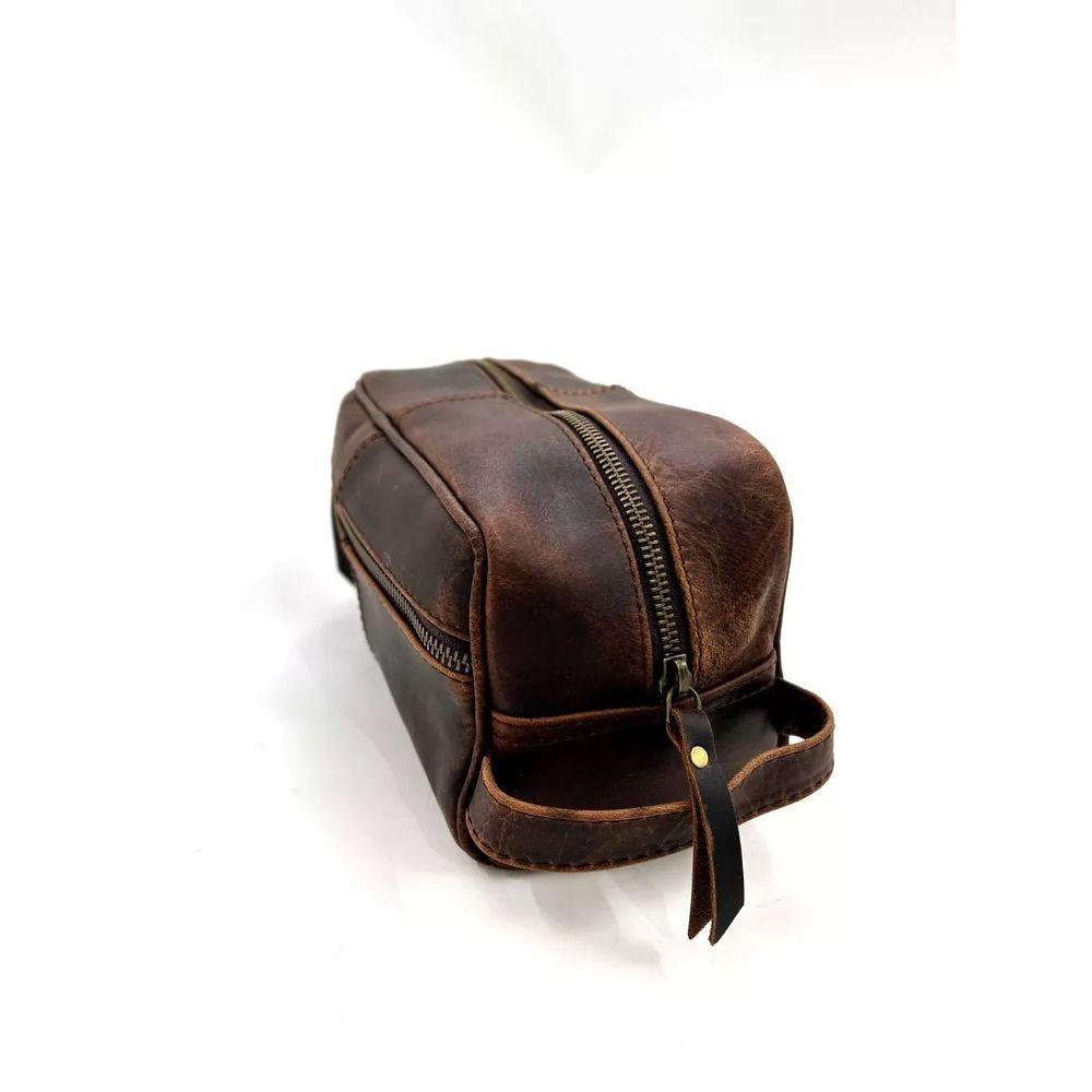 Сумка для туалетных принадлежностей из натуральной кожи буйвола Travel Dopp Kit Чехол для бритья для мужчин и женщин