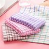 Random Color L Size Kitchen Cleaning Cloth Mesh Cotton Hand Towel Cloth Hair Oil Absorbing Towel Random Color Handkerchief
