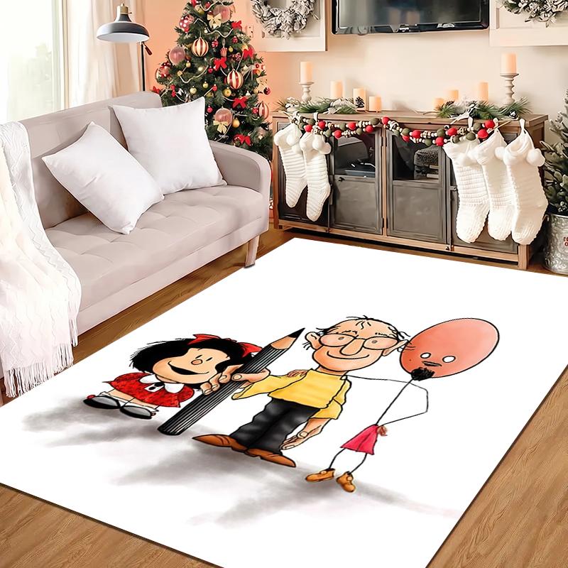 1PC Mafalda Rug - home decoration Carpet For Living Room Bedroom Flooring Computer Chair Area Rug