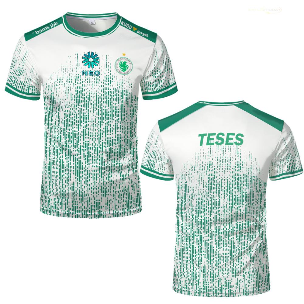 Команда Falcons Тренировочная форма CS2 Киберспорт NIKO M0NESY Kyousuke Майка Футболки Мужские с круглым вырезом Одежда