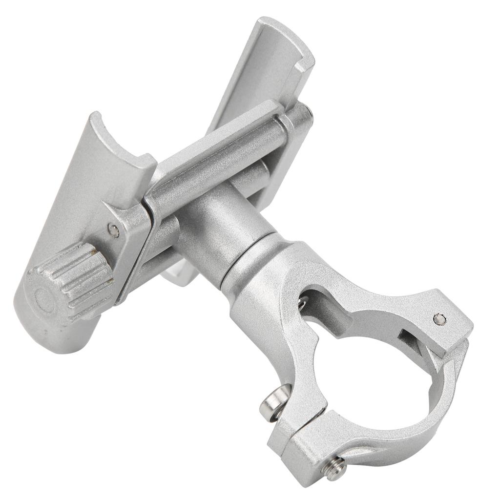 GUB P40 Phone Holder Stand 360 Degree Adjustable Bracket for Motorcycle Bicycle Scooter(Argent )