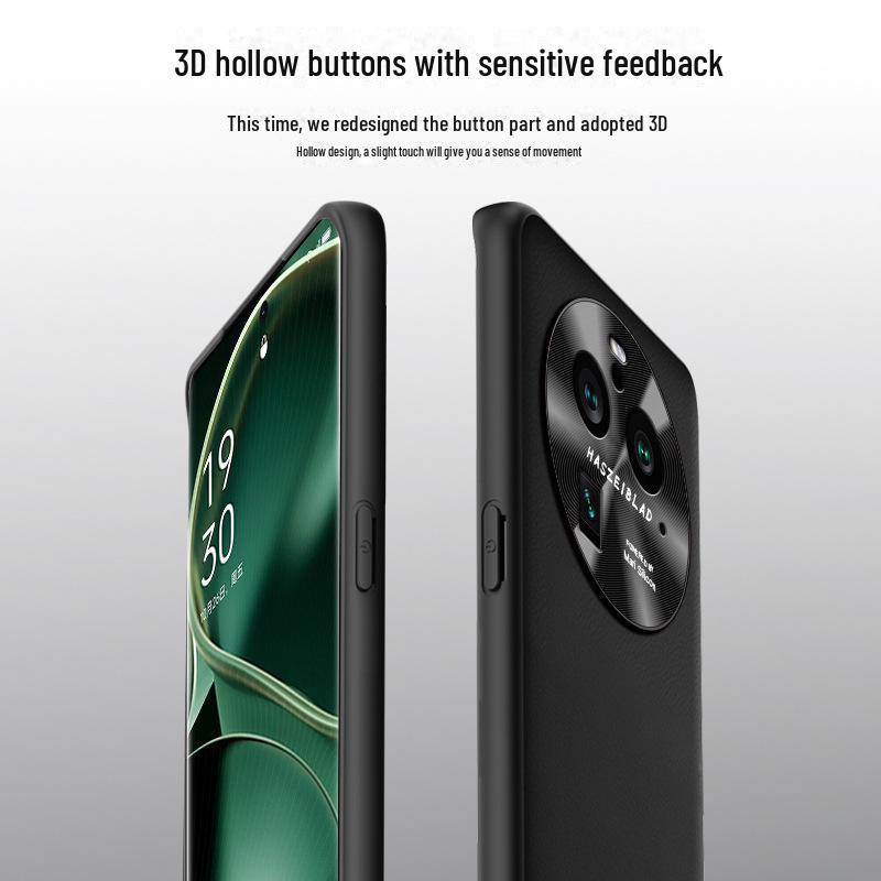 Защитный чехол из жидкой кожи для Oppo Find X6 Pro. Конструкция, препятствующая падению. Возможна поставка одной штукой.