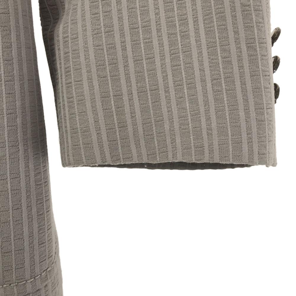 Lanvin Полосатый приталенный пиджак R46-44 серый Пожилой Мужской Б/У