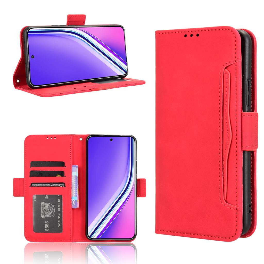 For Realme P3 Pro 5G Leather Case Phone Wallet Cover with Multiple Card Slots