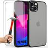 Чехол - E.F.CONNECTION - для iPhone 15 Plus - Жесткий - Ударопрочный - Черный