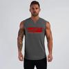Men's Wide Shoulder Casual Sports Sleeveless Top Summer Fitness Exercise Running Vest Comfortable Daily Wear