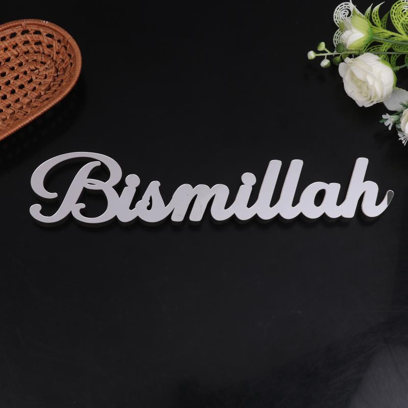 New Eid Mubarak Table Ornament With Moon Star Lantern Gold Silver Acrylic Islamic Home Decoration Gift For Ramadan Kareem