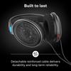 Sennheiser HD 600 Проводные наушники динамические проводные наушники с широкой звуковой сценой и высоким идеальны для музыки с металлической сеткой черные –