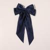 Red Velvet Bows Hair Ribbons Scrunchies for Women Girls Long Elastic Hair Ties Headwears Female Kids Styling Tools
