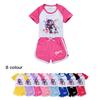 5593 Kids Girls Lily Lovebraids Printed Tracksuit Top Pants Sport Tracksuits