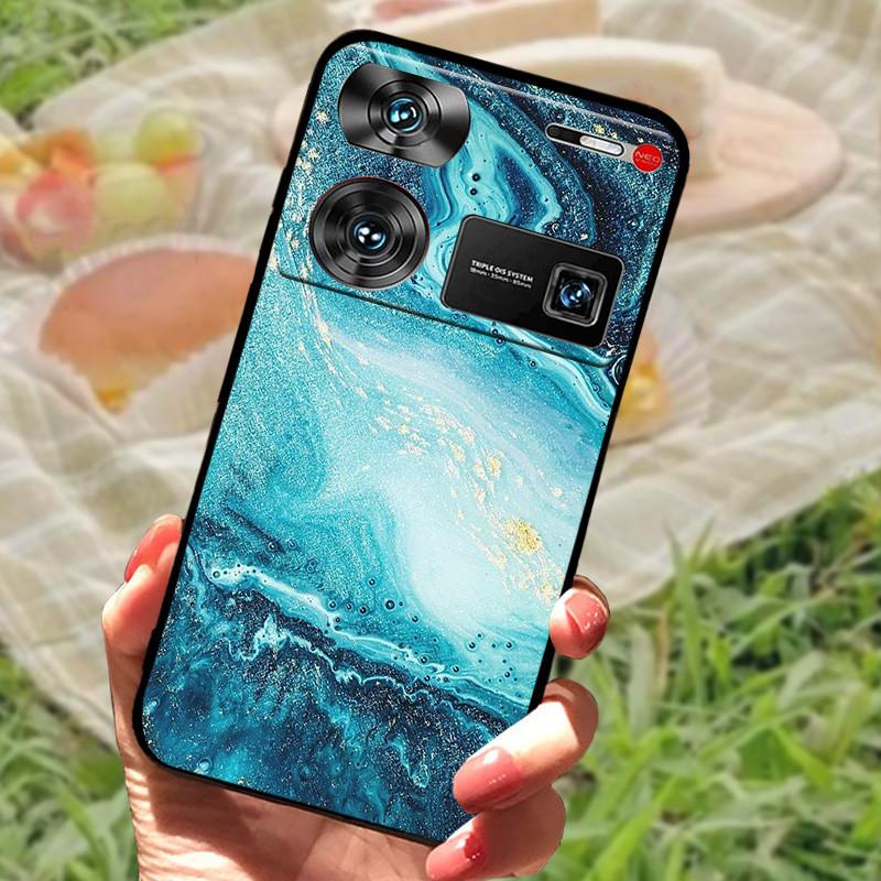 Ударопрочный чехол Funda для ZTE nubia Z60 Ultra, силиконовый, черный, мягкий бампер для чехлов телефона Nubia Z60 Ultra, Z60Ultra, мультяшный корпус