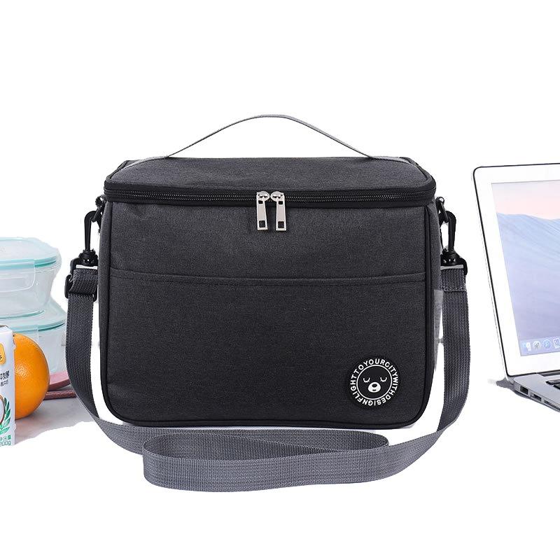 Большая изолированная сумка для обеда для взрослых и детей, мужская термопрохладная коробка для хранения горячей еды