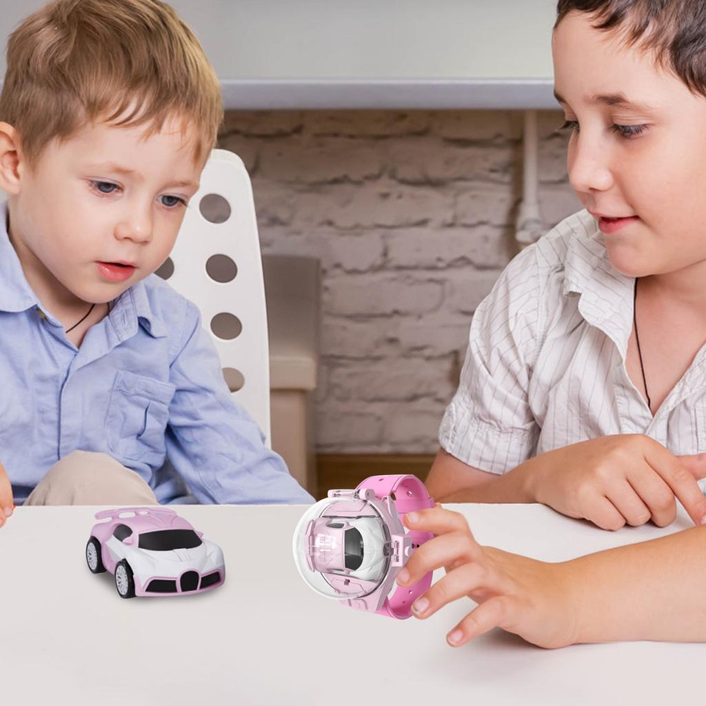Children's Watch Remote Control Car Electric Alloy Car Parent-child Interaction 2.4G Remote Control Racing Toy
