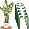 12Pc Plastic Plant Support Pile Frame Greenhouse Arrangement Semicircle Fixed Rod Flower Plant Vine Climbing Bracket Garden Tool