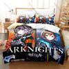 Крутая постельная принадлежность Arknights Аниме Игра Постельное белье с пододеяльником + 2 наволочки 3D Принт Оператора Полиэстер Декор для подростковой игровой спальни