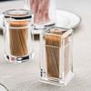 Cotton Swab Box Easy To Take Multi-style Practical Home Use Table Small Toothpick Canister for Dining Room