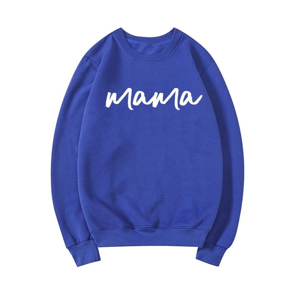 Mama Crewneck Sweatshirt Mama Sweater Pregnancy Reveal Top Pregnant Announce Hoodie Gift for Mom Women Sweatshirts Pullovers
