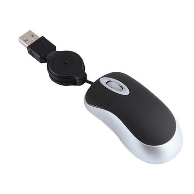 Мини-выдвижной кабель USB проводная мышь дорожная оптическая компьютерная мышь