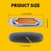 10PCS 6.5" Lights Marker LED Truck Trailer RV Oval Side Light Amber/Red/White