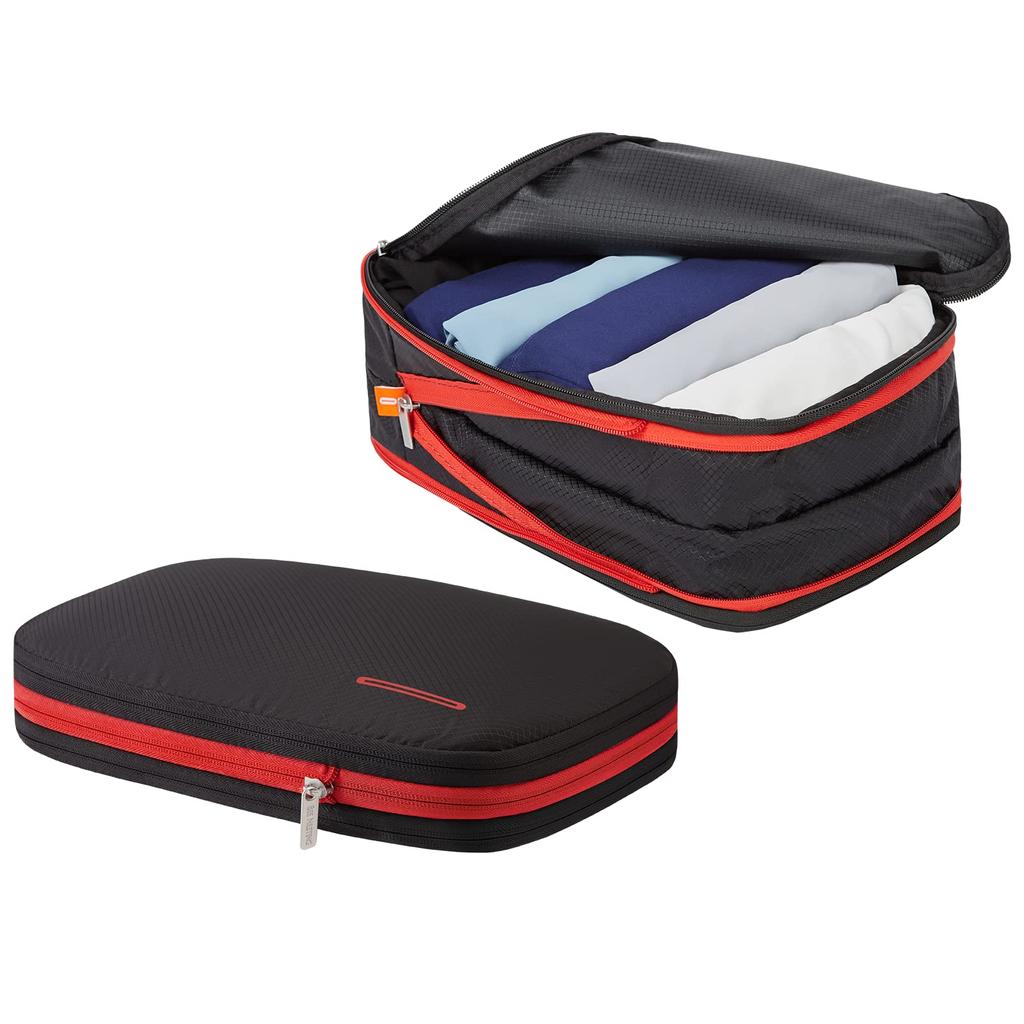 Bee Nesting Travel Pouch Travel Compression Bag Compression Bag 9L Clothes Storage Zipper Expandable Pace Saving 2 Storage Compartments Lightweight