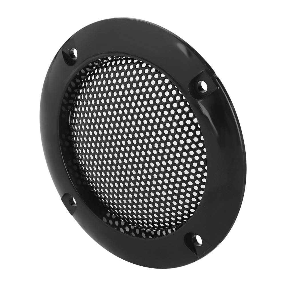 VBESTLIFE Решетка для динамика Тяжелая с монтажной крышкой, 2 дюйма, Рабочая, Винты, 2 шт. (черный)