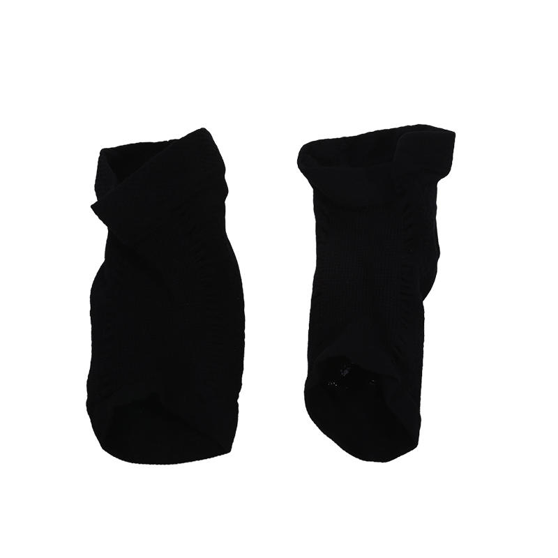 1Pair Heel Protective Cover Foot Heels Socks Silicone Anti-Crack Moisturizing Shoe Pads Unisex Pain Relief Feet Care Sock Black