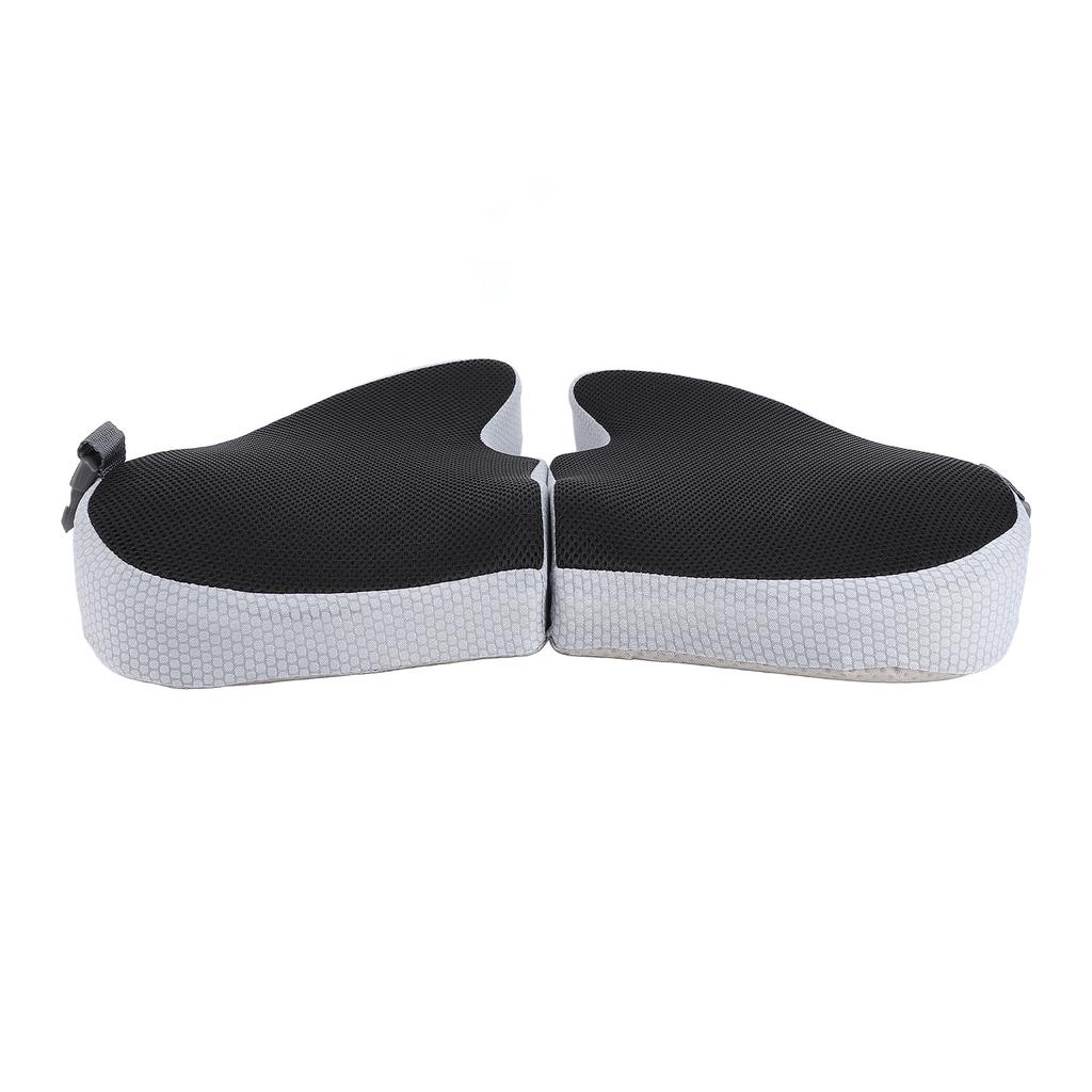 Подушка для сиденья офисного кресла 45x39x8 см, складная, с эффектом памяти, дышащая, с пряжкой-фиксатором