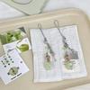 Sweet Christmas Tree Drift Bottle Four-Leaf Clover Pendant Phone Strap Keychain Exquisite Backpack Decoration Accessories Gifts