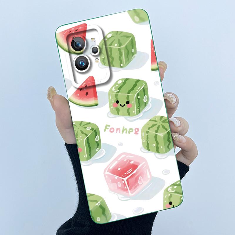 For Realme GT 2 Pro Phone Case Cute Panda Girl Cats Liquid Silicone Camera Protection Back Cover For Realme GT2 Pro GT2Pro Funda