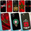 Флаг Марокко Марокканский чехол для телефона для iPhone 16 15 14 12 11 13 Pro Max Plus 12 13 Mini XR 16e Funda Силиконовый чехол